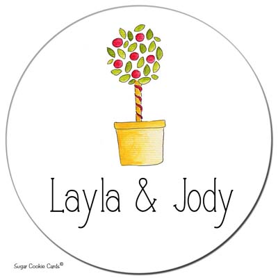 Sugar Cookie Gift Stickers - Pear Tree Sugar Cookie Gift Stickers - Pear Tree